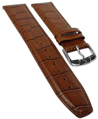 Jacques Lemans Uhrenarmband | Ersatzband Leder braun | 22mm 1-1359