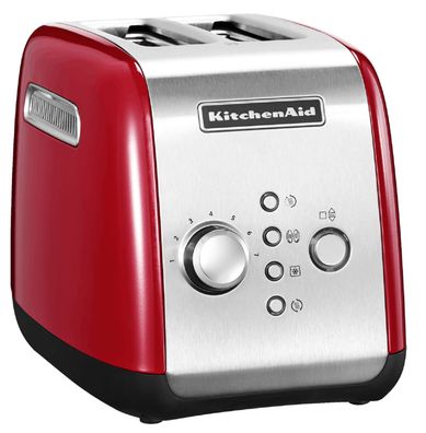 KitchenAid 2-Scheiben-Toaster 5KMT221 Empire Red oder Onyx Black NEU OVP