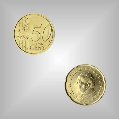 Original 50 EURO - Cent Münze Vatikan 2003