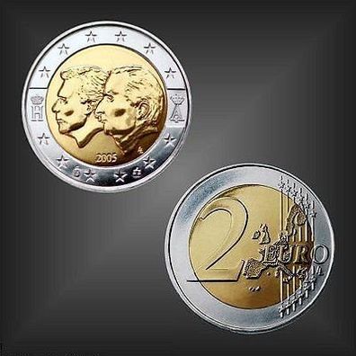 2 EURO Sondermünze "Ökonomische Union" Belgien 05