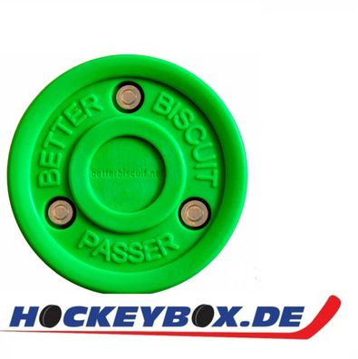 Better Biscuit Puck Passer für Inline/ Streethockey hellgrün