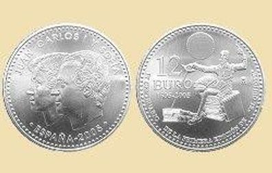12 EURO Silbermünze "Don Quichote" Spanien 2005