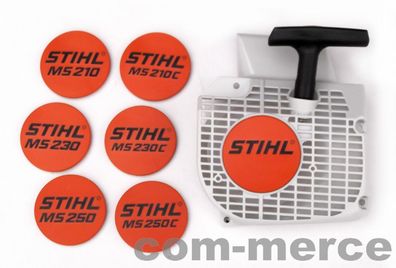 Stihl Starter Anwerfvorrichtung Lüftergehäuse Motorsäge MS 210, 230, 250