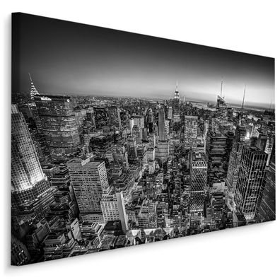 CANVAS Leinwandbild XXL Wandbilder Kunstdruck Blick auf Manhattan 213