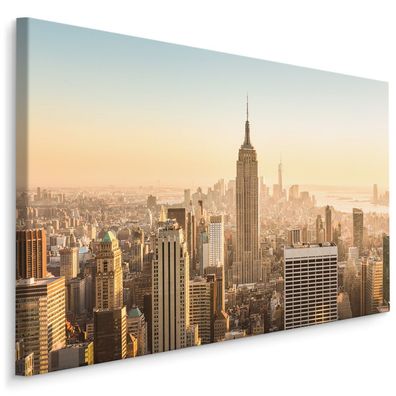 CANVAS Leinwandbild XXL Wandbilder Empire State Building New York 220