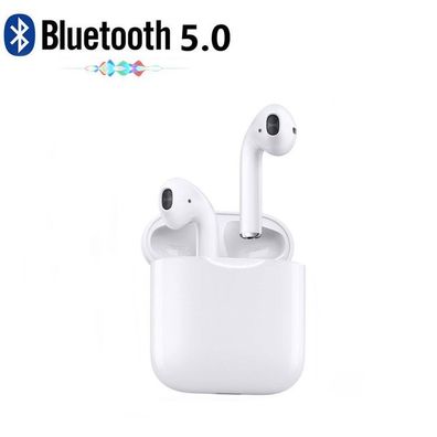 Bluetooth i12 TWS Kopfhörer Headset IPX 5, kabelloses weiss - iOS, Android