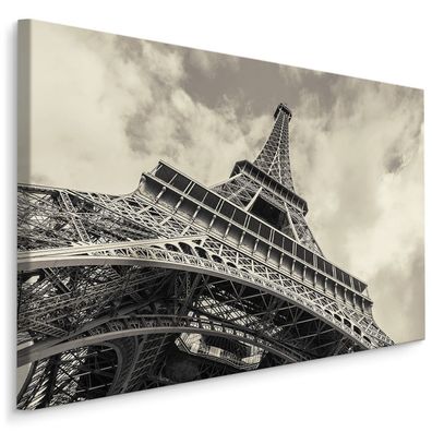 CANVAS Leinwandbild XXL Wandbilder Kunstdruck Pariser Eiffelturm 239