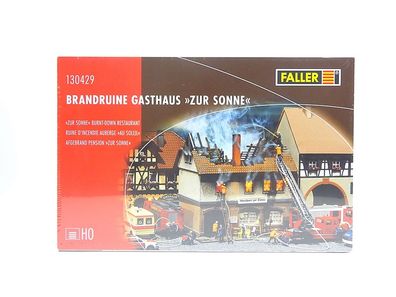 Bausatz Modellbau Brandruine Gasthaus Zur Sonne, Faller H0 130429, neu