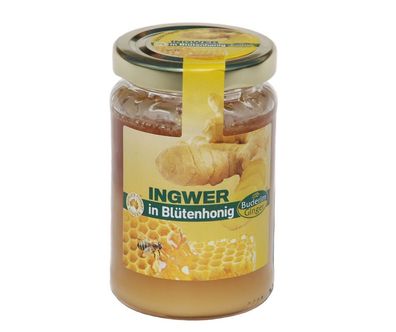 250g Ingwer in Blütenhonig feinster Honig mit Ingwer aus Australien 2,14€/100g