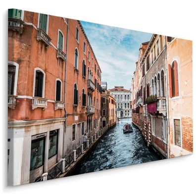 CANVAS Leinwandbild XXL Wandbilder Kunstdruck Venedig Architektur Wasser 430