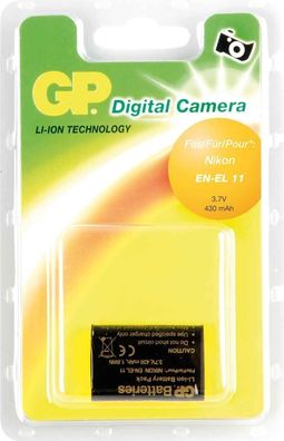 GP Akku für Nikon EN-EL11 Coolpix S550 S560 S600 Olympus Li-60B, Pentax D-Li78, ...