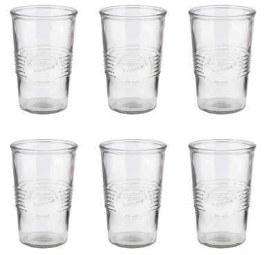 6er Set APS Trinkglas -OLD Fashioned- Ø 7 cm, H: 12,5 cm, Volumen: 0,3 Liter