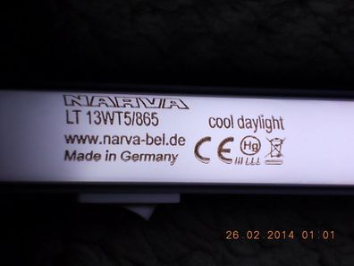 NeonRöhre ersetzt NARVA 13w/865 DayLight 51,7 52 cm 517 mm T5 TagesLicht 6500 K 13 w