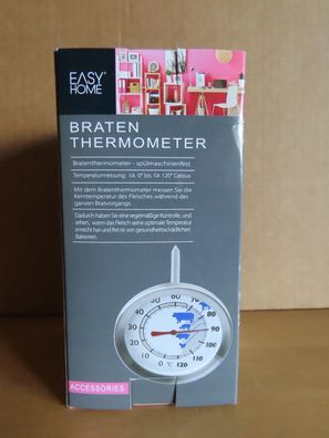 BratenThermometer Temperaturmesser bis ca. 120°/ Easy Home