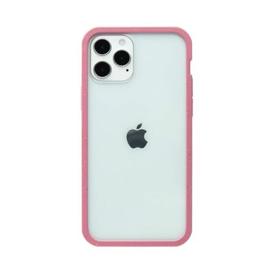 Pela Case Clear Eco Friendly Case für Apple iPhone 12 / 12 Pro - Clear/ Cassis