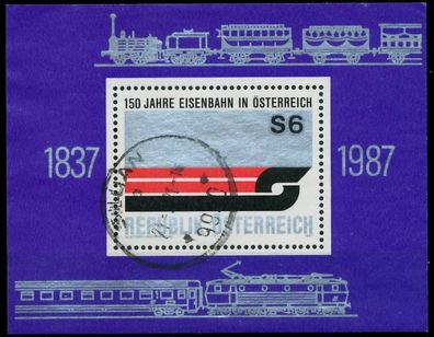 Österreich BLOCK Kleinbogen Block 9 gestempelt X2EE382