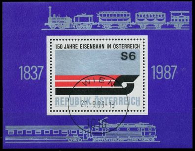 Österreich BLOCK Kleinbogen Block 9 gestempelt X2EE38E