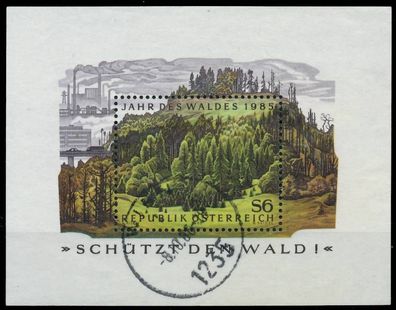 Österreich BLOCK Kleinbogen Block 7 gestempelt X2EE392