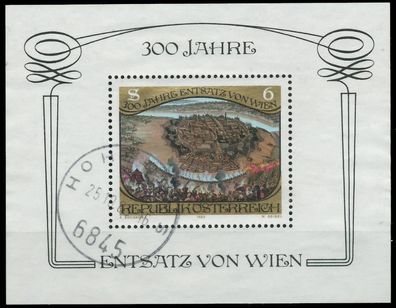 Österreich BLOCK Kleinbogen Block 6 gestempelt X2EE5B6