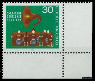BRD BUND 1973 Nr 786 postfrisch ECKE-URE X310472