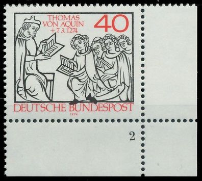 BRD BUND 1974 Nr 795 postfrisch Formnummer 2 X31051E