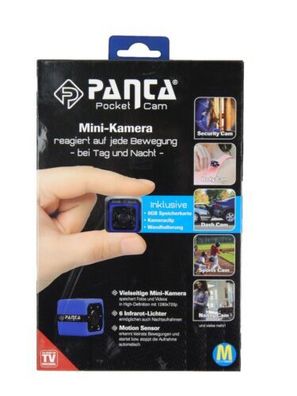 Panta Pocket Cam 8GB Karte Mini Kamera reagiert auf jede Bewegung Tag und Nacht