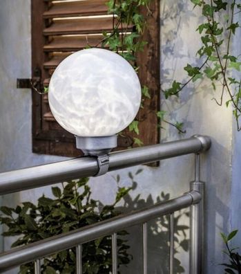 Solar-Balkonbeleuchtung LED Garten Deko Gartenstecker Gartendekoration