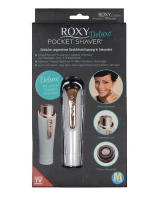 Roxy Pocket Shaver Deluxe Frauen Rasierer Damenrasierer Gesichtshaarentfernung