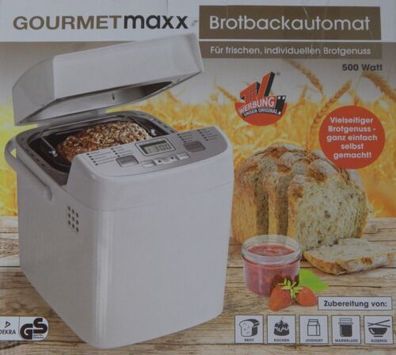 Brotbackautomat 500W Brot Backen Brotbackmaschine mit 18 Programmen Brotbäcker