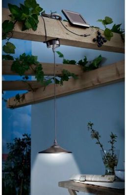 Solar-Hängelampe mit Fernbedienung Solargartenlampe LED Lampe Beleuchtung Deko
