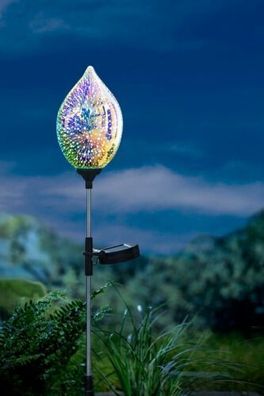 Solar-Gartenstecker "Emotion" LED Beleuchtung Deko Gartendekoration Solarfackel