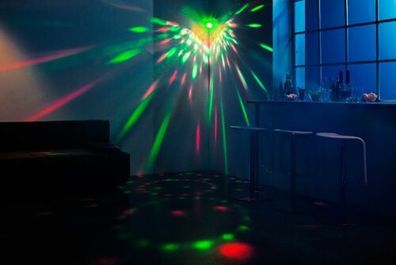 LED-Diskokugel mit Fernbedienung Disco Lichteffekt Party Bühnenbeleuchtung Licht