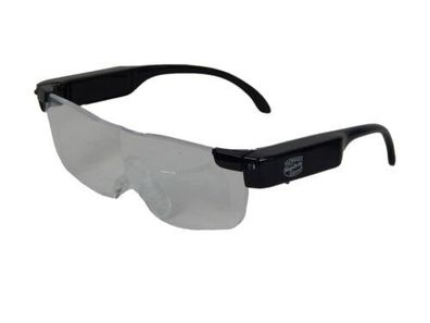 Zoom Magix LED Vergrößerungsbrille 160% Vergrößerung Leselupe Brille Lupenbrille