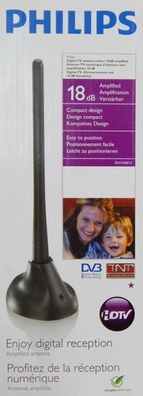Philips SDV5100/12 Dipol DVB-T Innen-Stab Antenne schwarz