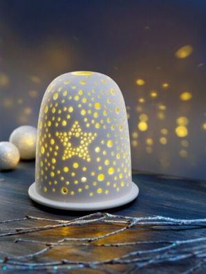 LED-Glocke ''Lichterzauber" Dekoration Weihnachtsdeko Beleuchtung Lichter Weiß