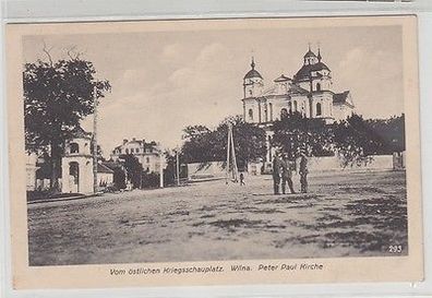 65859 Feldpost Ak Wilna Peter Paul Kirche 1917