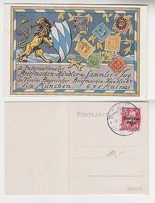 65600 Ak München 2. Internationaler Briefmarken Händler Tag 1921