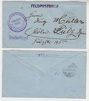 65257 Feldpostbrief Deutsch Südwestafrika mit Truppenstempel Swakopmund 1905