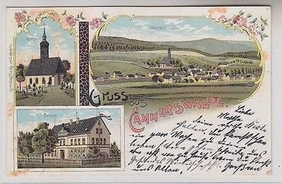 65371 Ak Lithographie Gruß aus Cämmerswalde 1901