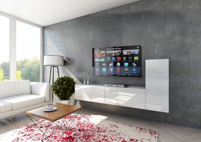 Future 43 Möbel für Wohnzimmer Wohnwand Mediawand Schrankwand Wohnschrank