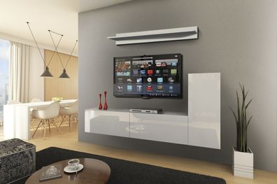 Future 44 Möbel für Wohnzimmer Wohnwand Mediawand Schrankwand Wohnschrank