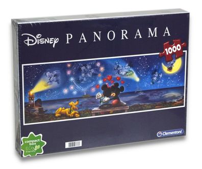 Clementoni 97797 - Disney - Minnie & Micky Panorama Puzzle (1000 Teile) Puzzel