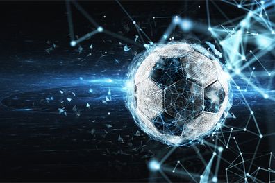 Muralo VLIES Fototapeten Tapeten XXL Wohnzimmer Fußball Modern 3D 3476