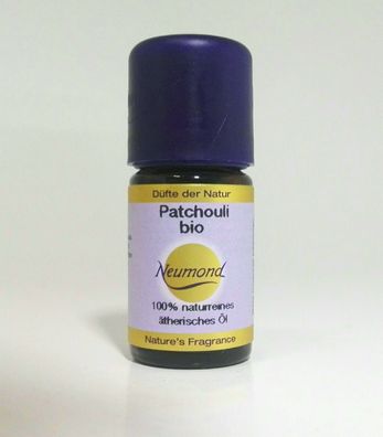 Patchouli Öl bio Patschuliöl bio ätherisches Öl bio 100% naturrein Neumond 5ml