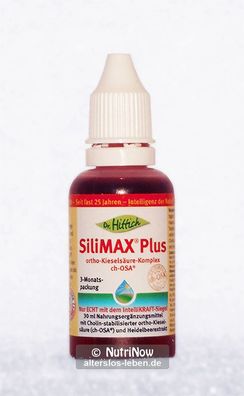 Dr. Hittich Silimax Plus, 1/2/4x 30ml, organisches Silicium, Kieselsäure