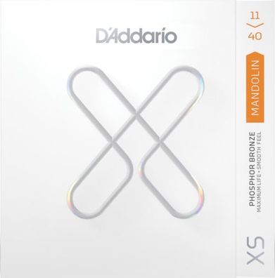 D'Addario XSM1140 - medium (011-040) - beschichtete Saiten für Mandoline
