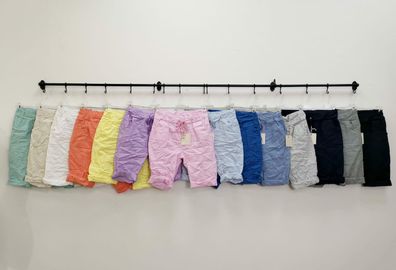 Italy 38 40 42 Damen Shorts Pants Bermudas Sommer Hose kurz Stretch viele Farben