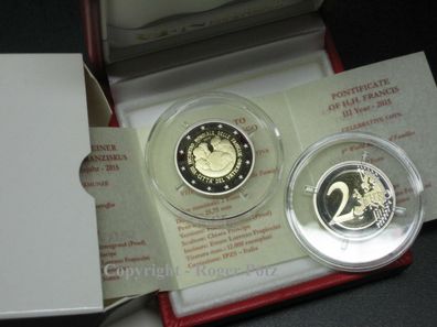 2 Euro Vatikan Gedenkmünzen in polierter Platte - proof - zur Auswahl bis 2020