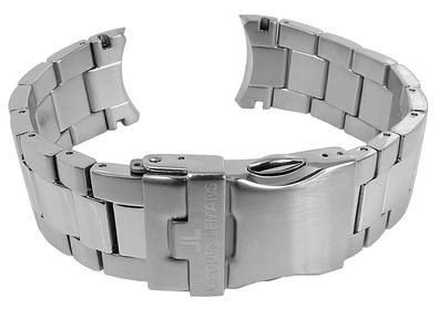 Jacques Lemans Uhrenarmband Edelstahl silbern 1-2089 1-2014 1-2014C