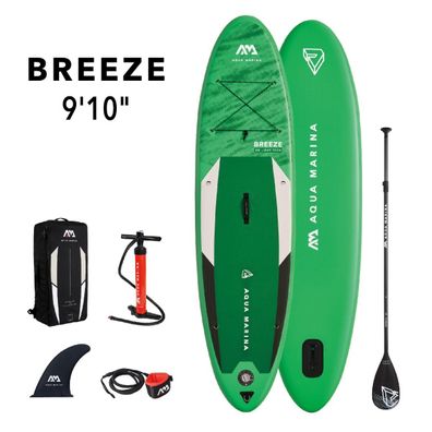 Aqua Marina Breeze 2021 Stand Up Paddle Board 300 x 76 x 12cm - iSUP Komplettset